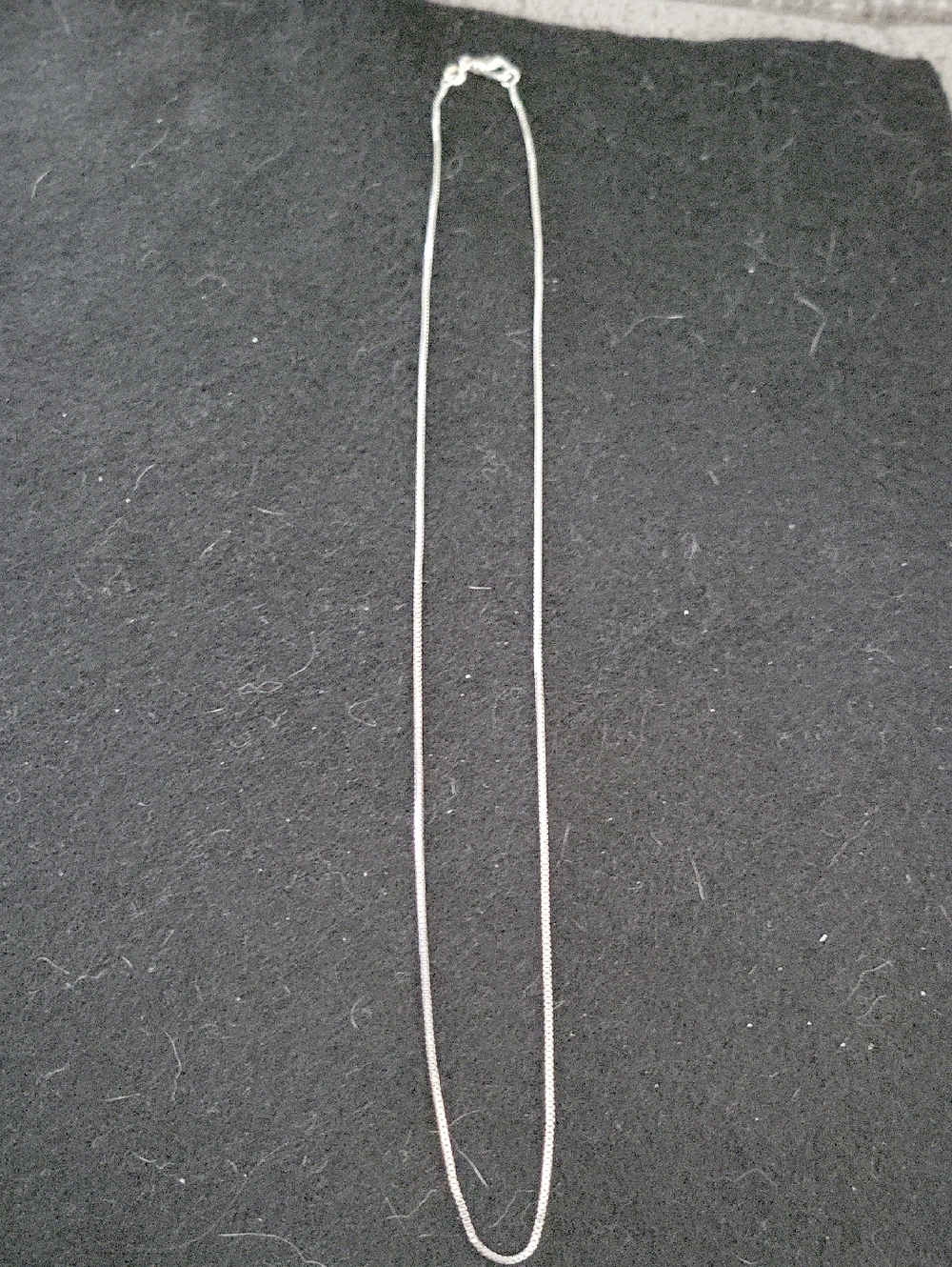 Source Unknown Silver Box Chain Necklace - Silver